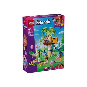 Klocki LEGO Friends, Kocie przyjęcie urodzinowe i domek na drzewie 42666