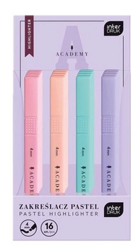 Zakreślacz pastelowy ACADEMY mix