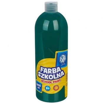 Farba szkolna Astra 1000 ml-zielona ciemna