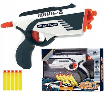 PISTOLET NA POCISKI Z PIANKI