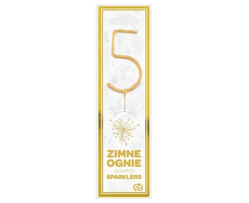 Złota cyfra 5 (zimny ogień)
