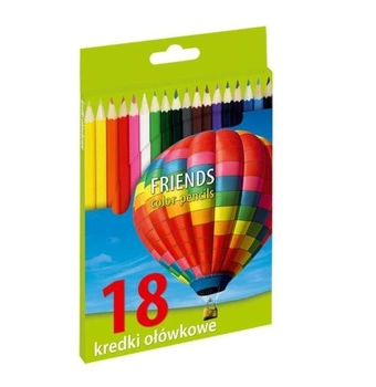 Kredka ołówkowa 18 kol. ostrz.sześciok .UNIONL