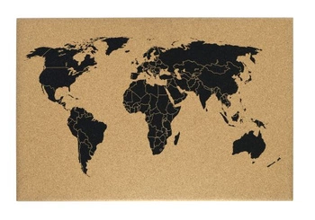 TABLICA 60/40 KOREK MAPA ŚWIATA