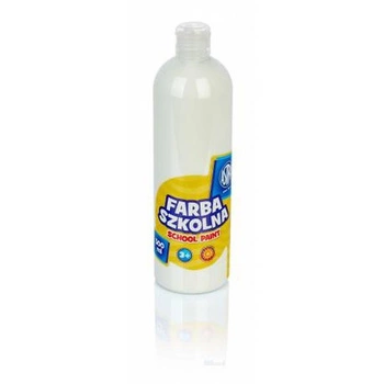 Farba Szkolna Plakatowa 500ml Biała Astra