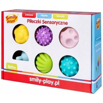 Smily Play Piłeczki sensoryczne 6szt.