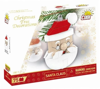 Klocki Cobi Zestaw Ozdoby choinkowe - Mikołaj (75el.)