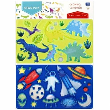 Szablon Dino/Kosmos 225X130 2sztuki Starpak