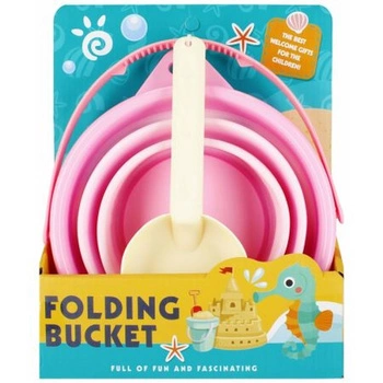 SKŁADANE WIADERKO SILIKONOWE Z ŁOPATKĄ 48 SZT/K