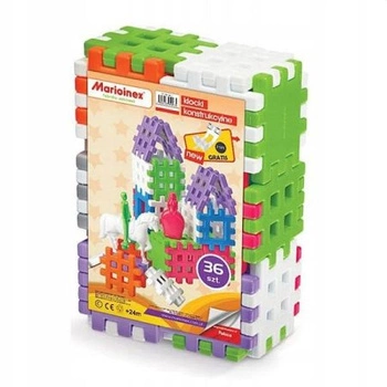 Marioinex Klocki Waffle- 36 elementów