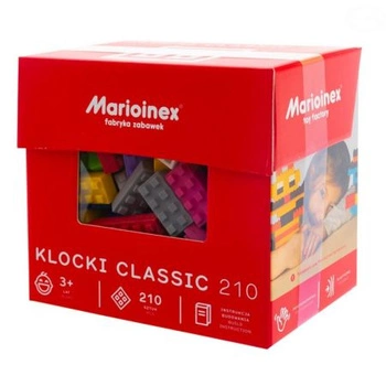 Marioinex Klocki Classic- 210 elemntów