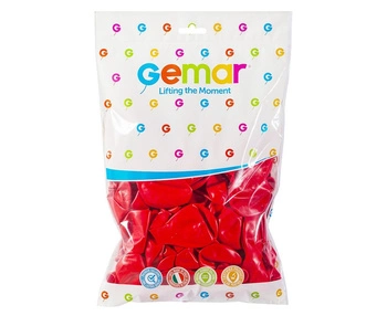 Balony G90 pastel 10' 26cm - czerwone 045/ 100 szt.