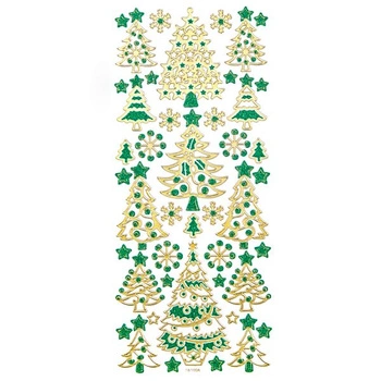 NAKLEJKI BROKAT CHOINKI 44SZTUKI DPNB071