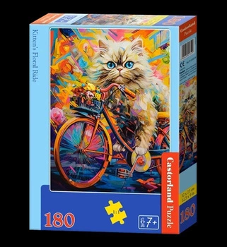 PUZZLE 180 KITTENS FLORAL RIDE