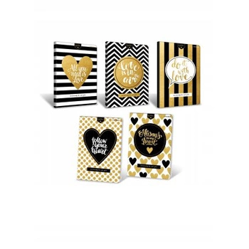 ZESZYT A5 80kartek kratka GOLDIE