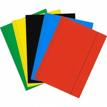 I**TECZKA Z GUMKA PAP A4 STK MIX KOL FOL 10/100