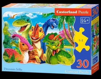 PUZZLE 30 DINOSAURS SELFIE