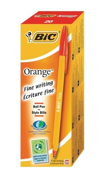 Długopis (20) ORANGE czerwony