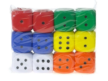 piłeczka-kostka piankowa 4cm