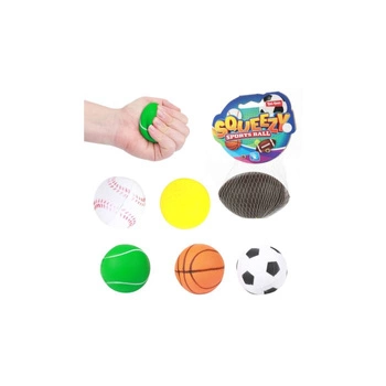 PIŁECZKA DO ŚCISKANIA 6 CM, 6 WZ./ 8714627003659