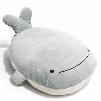 Duży mięciutki pluszowy wieloryb - przytulanka 70 cm
