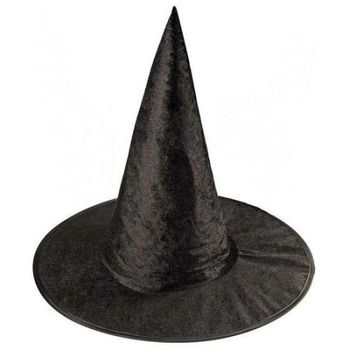 Kapelusz WIEDŹMA, flokowany, rozmiar S