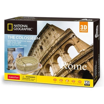 Puzzle 3D 131 el. National Geographic Colosseum Cubic Fun