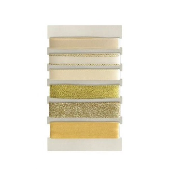 Tasiemki, zestaw złoty 6 x 1m.- produkt dekoracyjny
