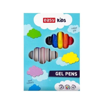 KOMPLET DŁUGOPISÓW ŻELOWYCH 10SZTUK