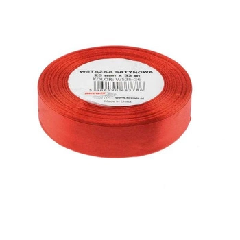 Wstążka satynowa 25mm/32m kolor 26