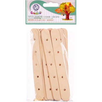 Patyczki z naturalnego drewna, 15 sztuk - Bajkowe dekoracje