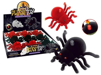 Pająk chodzący 13x10,5x5,5cm, chodzi po naciśnięciu przycisku, display 9szt