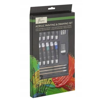 ZESTAW DO MALOWANIA I RYSOWANIA 20 EL. 8720257143795