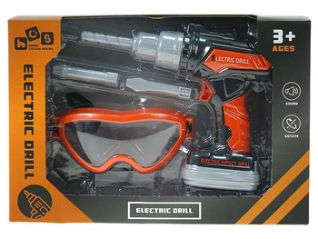 wiertarka na baterie, z goglami; 30x20x9cm, W/B (3/606883 )
