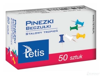PINEZKI BECZUŁKI KOLOR MIX 50SZT @