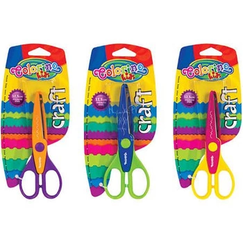 NOŻYCZKI CRAFT RÓŻNE OSTRZA BLISTER