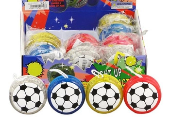 yo-yo ze światłem, śred.5,5cm, display 12szt; 19x17x6cm,