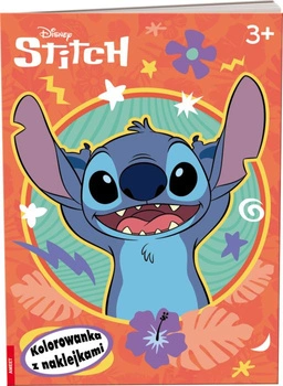 DISNEY STITCH. KOLOROWANKA Z NAKLEJKAMI