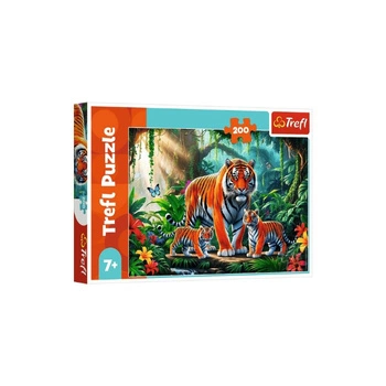 Puzzle 200 el. Tygrysie Zwyczaje