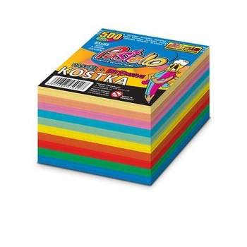 Kostka Kolor Klejona 85/85 500kartek 10 kolorów Pastello  