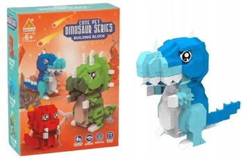 KLOCKI 300 ELDINOZAURY NIEBIESKIE VELOCIRAPTOR  KARTON, PAK 96/48