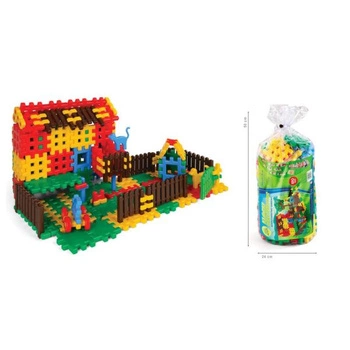 Marioinex Klocki Waffle- Gospodarstwo domowe - 120 elementów