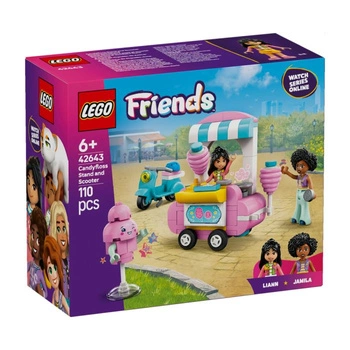 Klocki LEGO Friends 42643 Stoisko z watą cukrową i skuterem