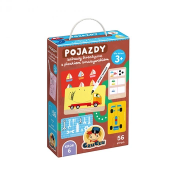 CzuCzu Pojazdy Zabawy kreatywne z pisakiem zmazywakiem