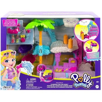 Polly Pocket Flamingowa Myjnia Zestaw HHJ05