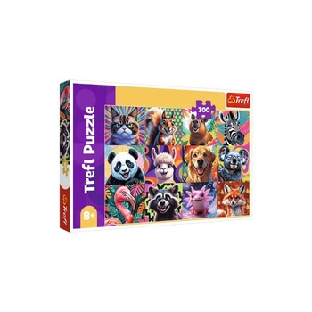 Puzzle 300 elementów Wesołe Zwierzęta