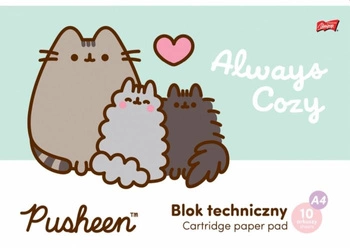 Blok techniczny A4 10k PUSHEEN