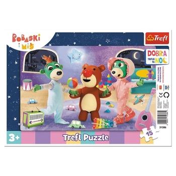 Puzzle Ramkowe Trefliki Dobranoc 15el. Trefl