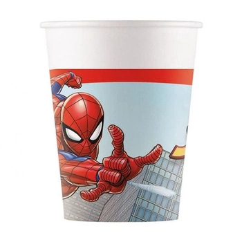 Kubeczki papierowe (WM) Spiderman Crime Fighter Marvel, 200ml, 8 szt.