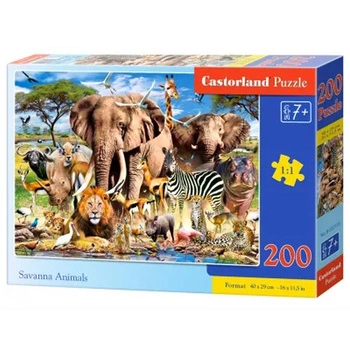 Castrland Puzzle 200 el. Savanna Animals