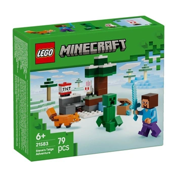 Klocki LEGO Minecraft, Przygoda Stev'A w Tajdze, 21583